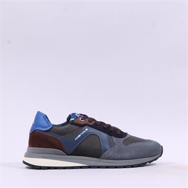 Ambitious Teddy Panel Trainer - Grey Navy